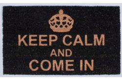 HOME Keep Calm and Come In Coir Doormat